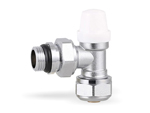 Aluminum-plastic angle temperature control valve