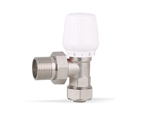 Aluminum-plastic angle manual temperature control valve