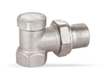 Angular return valve