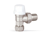 Aluminum-plastic angle return valve